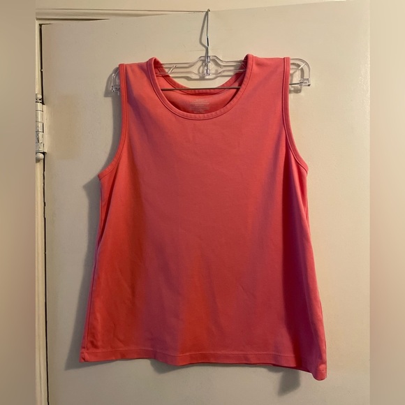 BUNDLE- L.L. Bean 100% Supima Cotton Tank Tops- Pink & Purple Size Small Petite - Picture 1 of 13